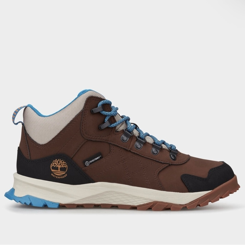 TIMBERLAND BROWN WATERPROOF MID HIKER BOOTS - Picture 3 of 13